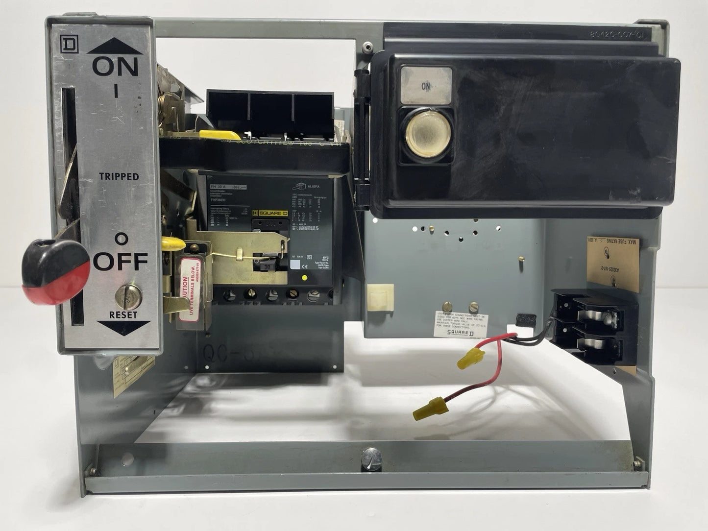 Square D 12" 30 Amp Model 5 MCC Feeder Bucket BA47382